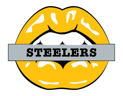 Pittsburgh Steelers Lips Logo iron on paper